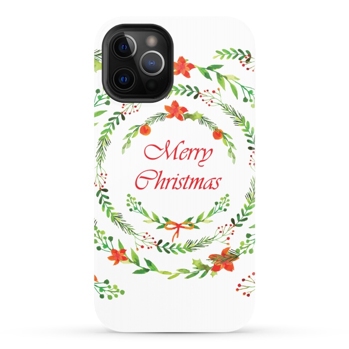 iPhone 12 Pro StrongFit merry christmas by MALLIKA