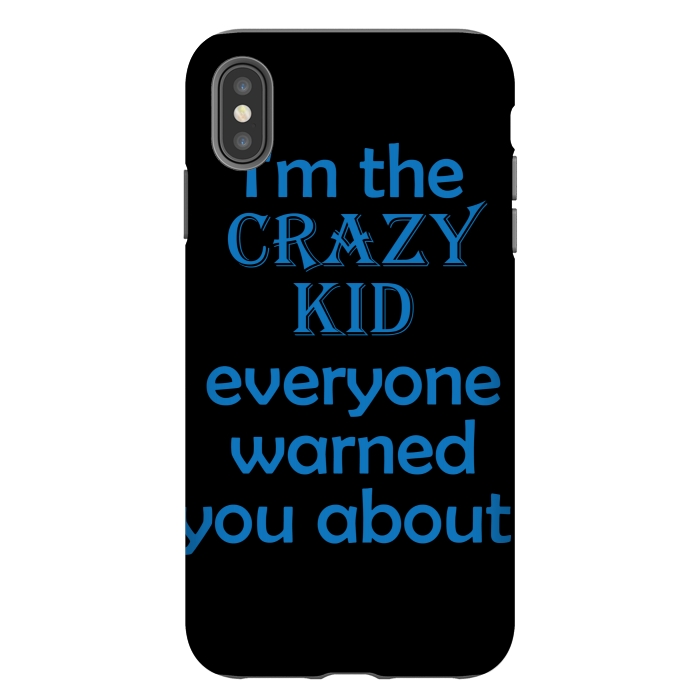 iPhone Xs Max StrongFit crazy kid by MALLIKA