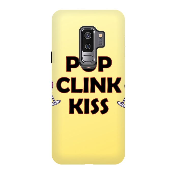 Galaxy S9 plus StrongFit pop clink kiss by MALLIKA