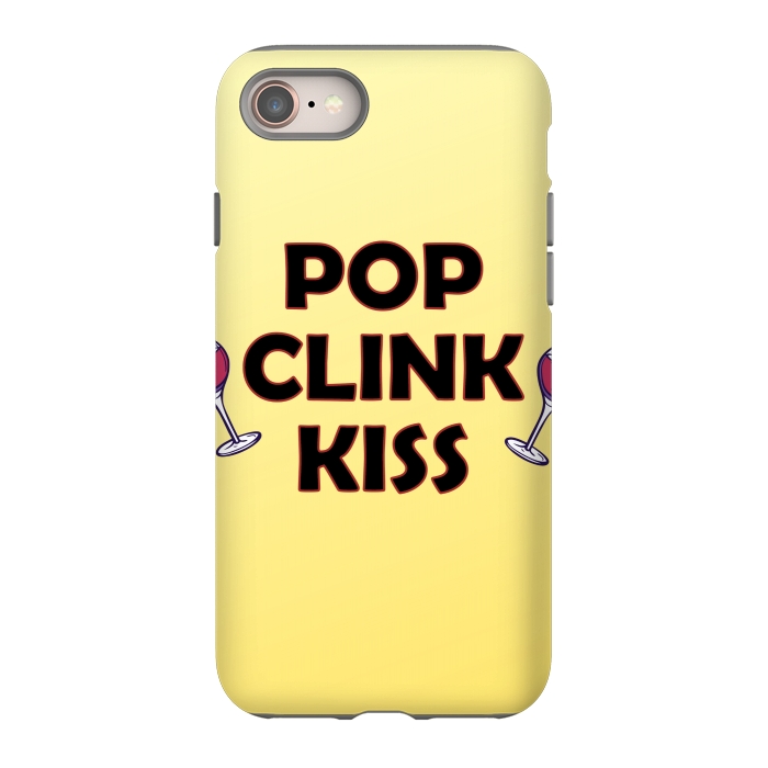 iPhone 8 StrongFit pop clink kiss by MALLIKA
