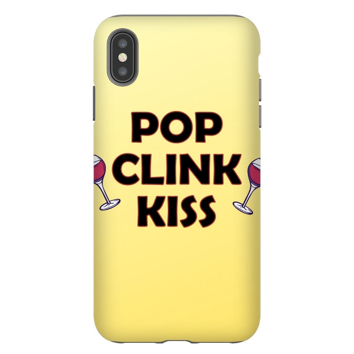 iPhone Xs Max StrongFit pop clink kiss by MALLIKA