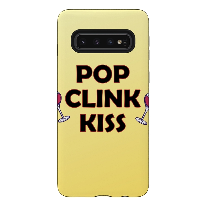 Galaxy S10 StrongFit pop clink kiss by MALLIKA