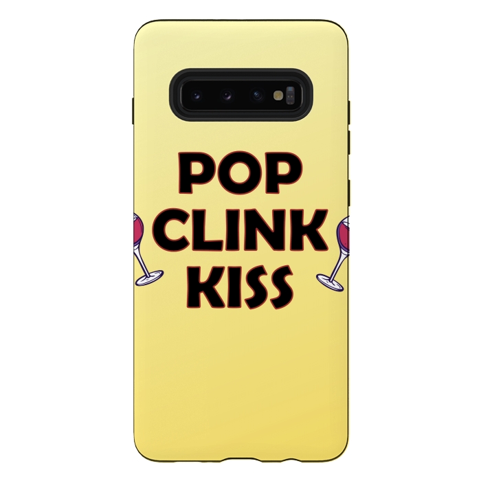 Galaxy S10 plus StrongFit pop clink kiss by MALLIKA
