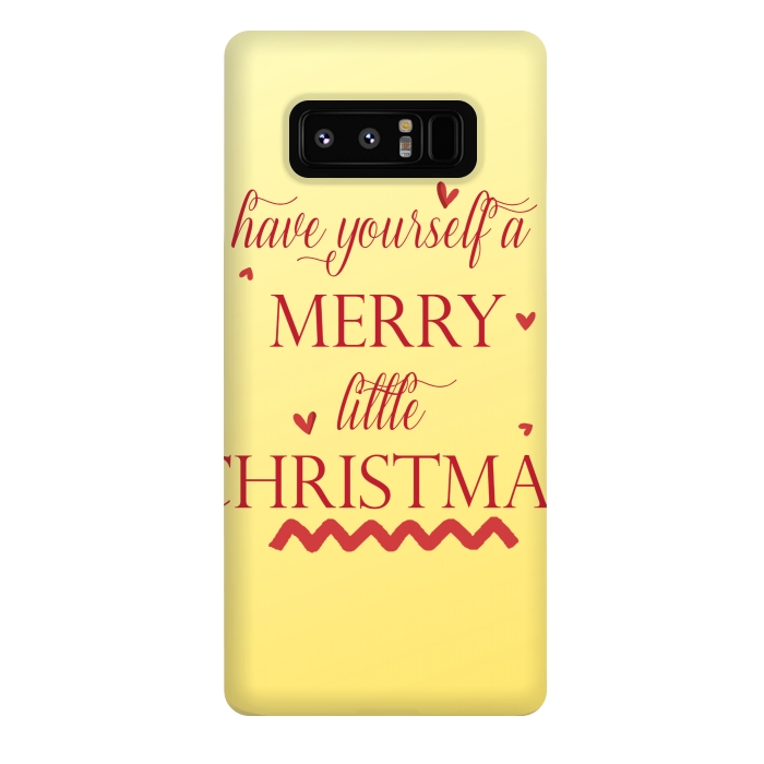 Galaxy Note 8 StrongFit merry little christmas by MALLIKA