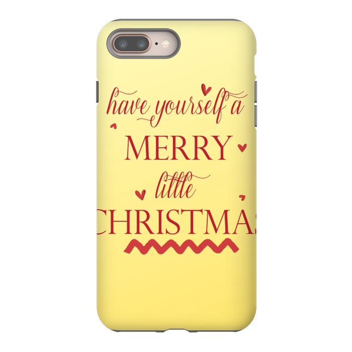 iPhone 8 plus StrongFit merry little christmas by MALLIKA