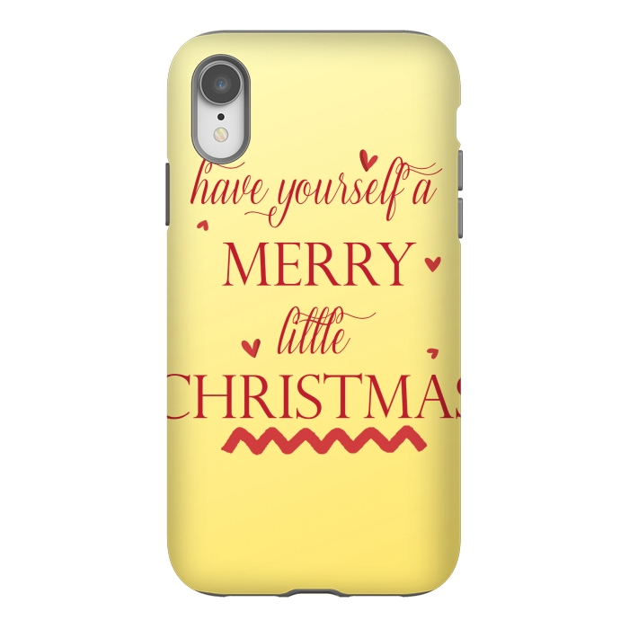iPhone Xr StrongFit merry little christmas by MALLIKA