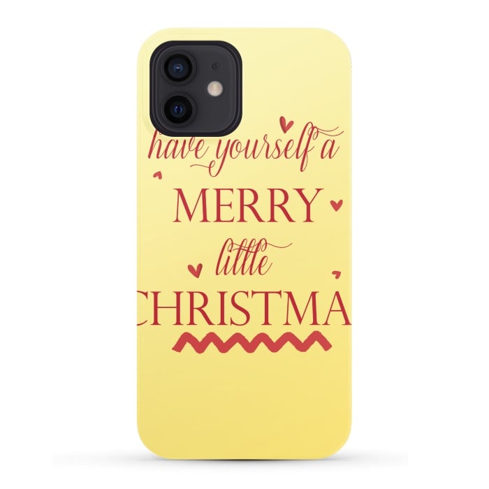 iPhone 12 SlimFit merry little christmas por MALLIKA