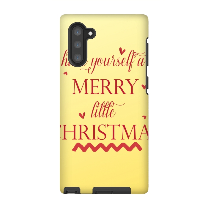 Galaxy Note 10 StrongFit merry little christmas by MALLIKA