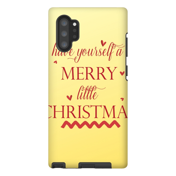 Galaxy Note 10 plus StrongFit merry little christmas by MALLIKA