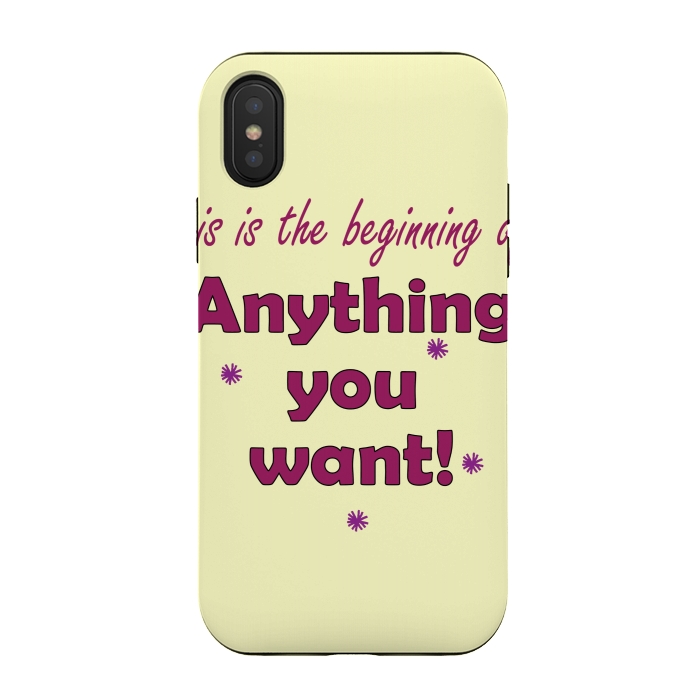 iPhone Xs / X StrongFit anything you want by MALLIKA