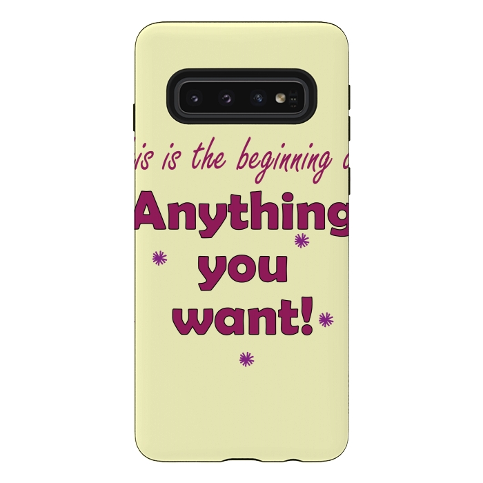 Galaxy S10 StrongFit anything you want by MALLIKA