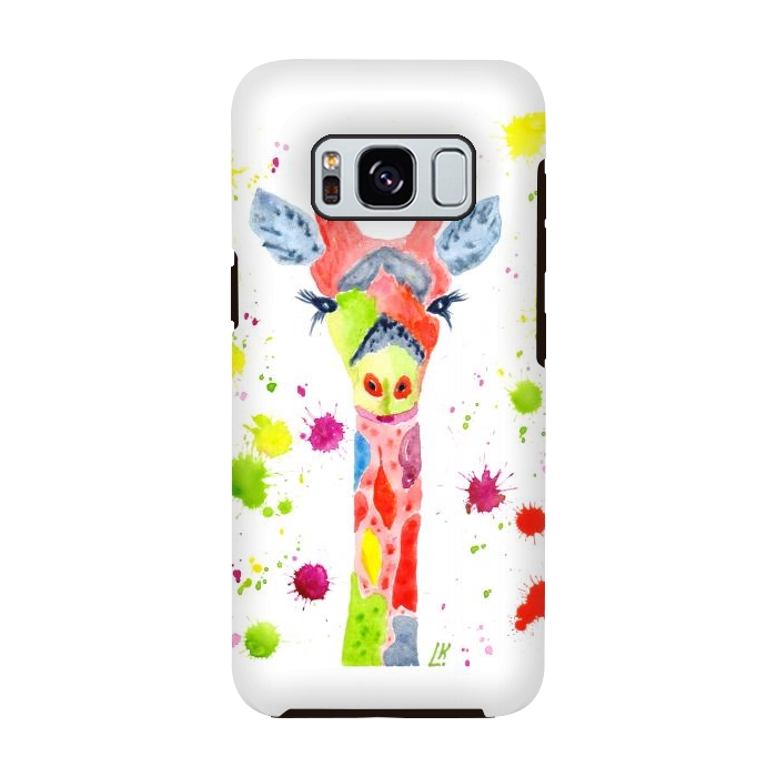 Galaxy S8 StrongFit Giraffe watercolor 2 by ArtKingdom7
