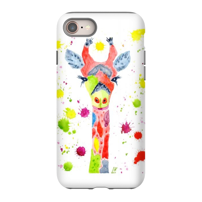 iPhone SE StrongFit Giraffe watercolor 2 by ArtKingdom7