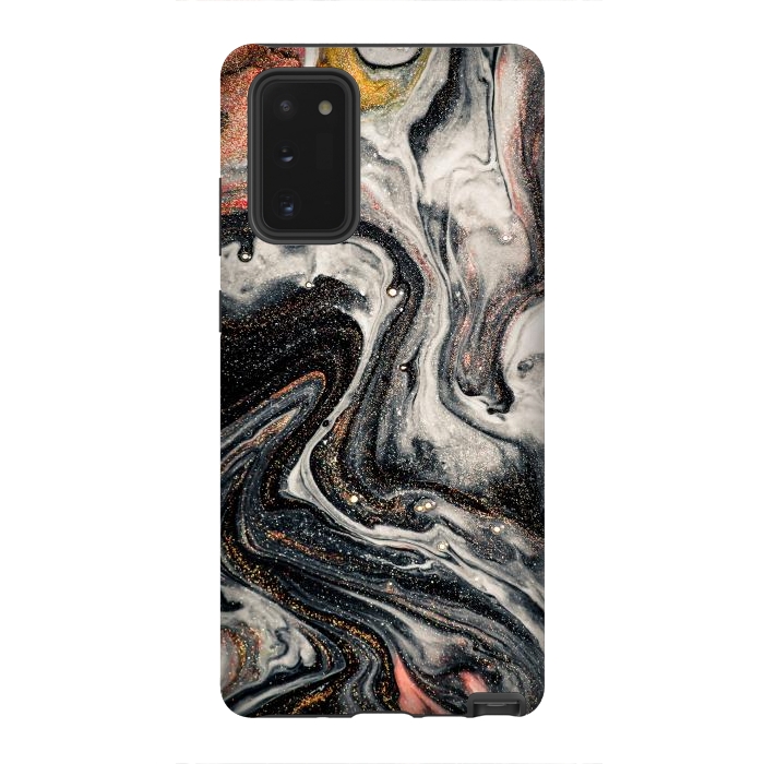 Galaxy Note 20 StrongFit Swirls of Marble and The Ripples of Agate by ArtsCase