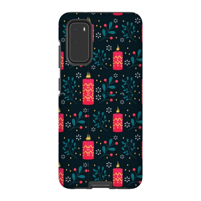 Galaxy S20 StrongFit red candles love by MALLIKA
