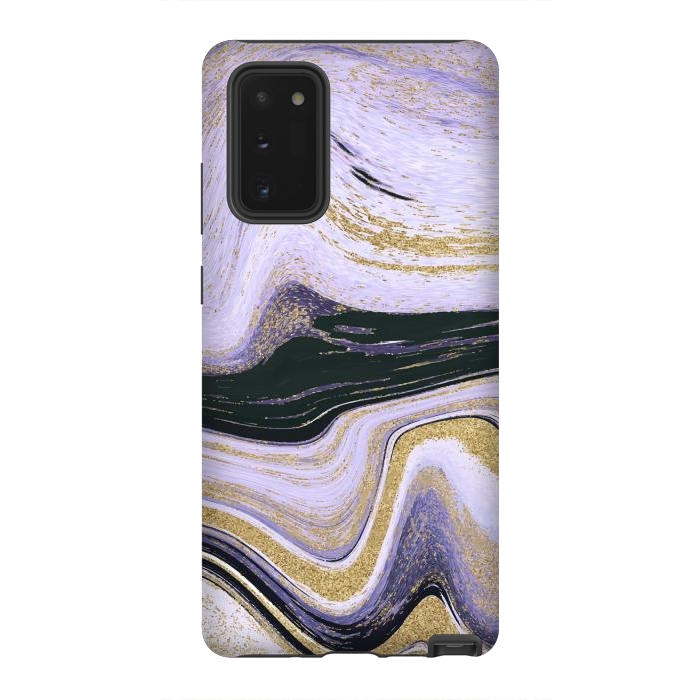 Galaxy Note 20 StrongFit Ink Painting Abstract Pattern by ArtsCase