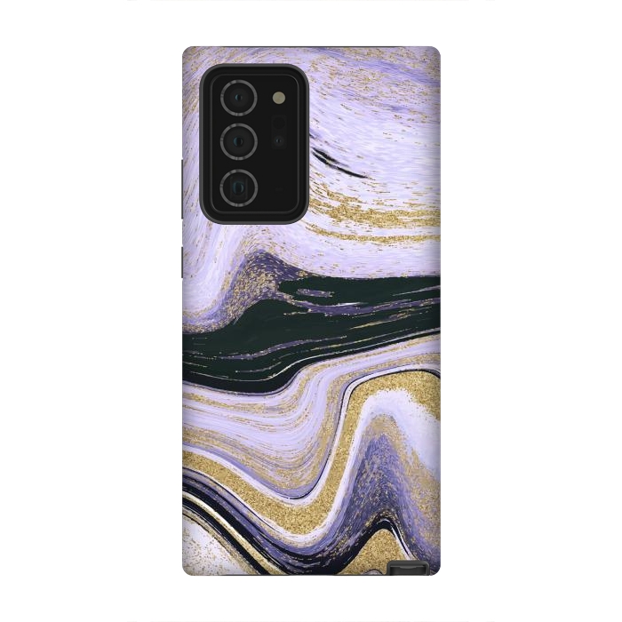 Galaxy Note 20 Ultra StrongFit Ink Painting Abstract Pattern by ArtsCase