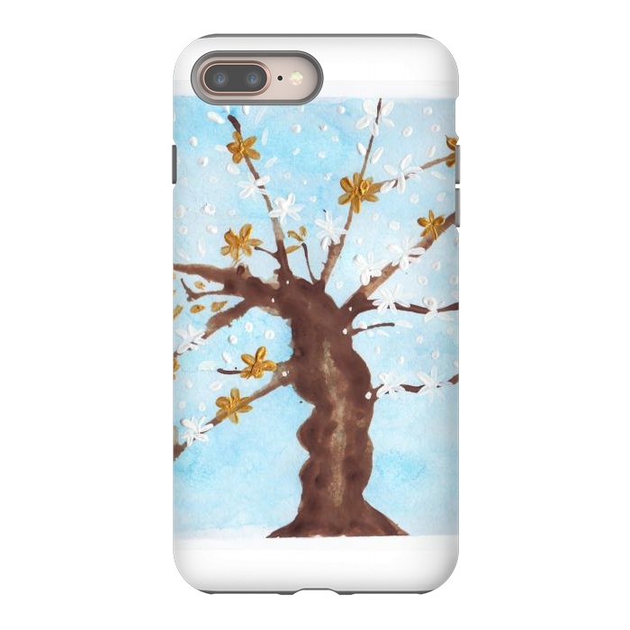 iPhone 7 plus StrongFit Tree of life painting watercolor by ArtKingdom7