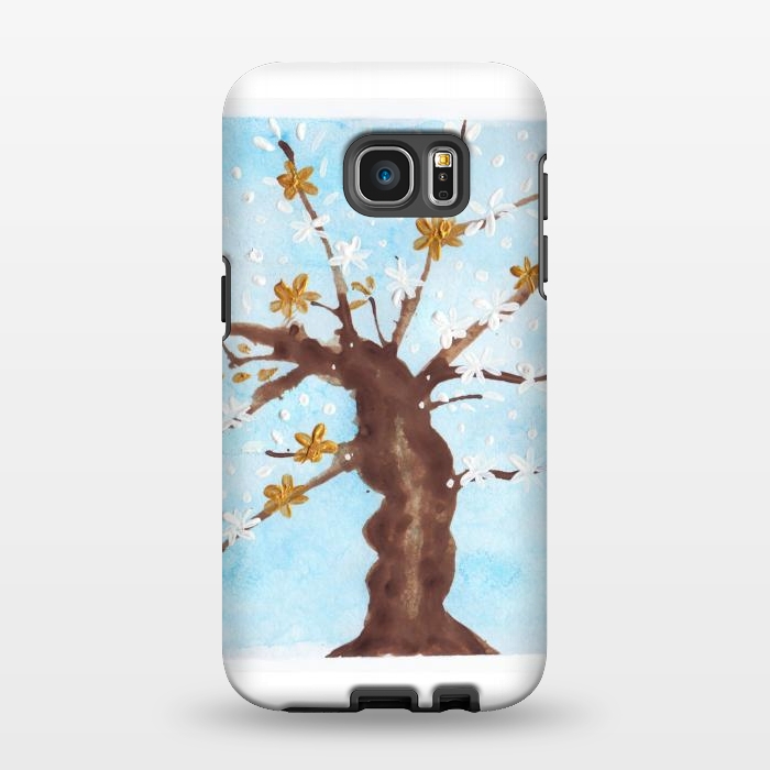 Galaxy S7 EDGE StrongFit Tree of life painting watercolor by ArtKingdom7