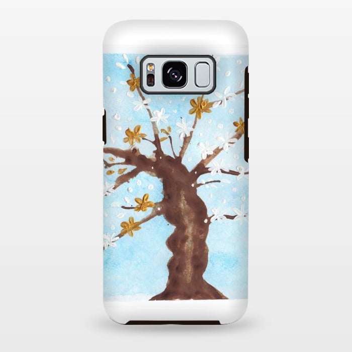 Galaxy S8 plus StrongFit Tree of life painting watercolor by ArtKingdom7