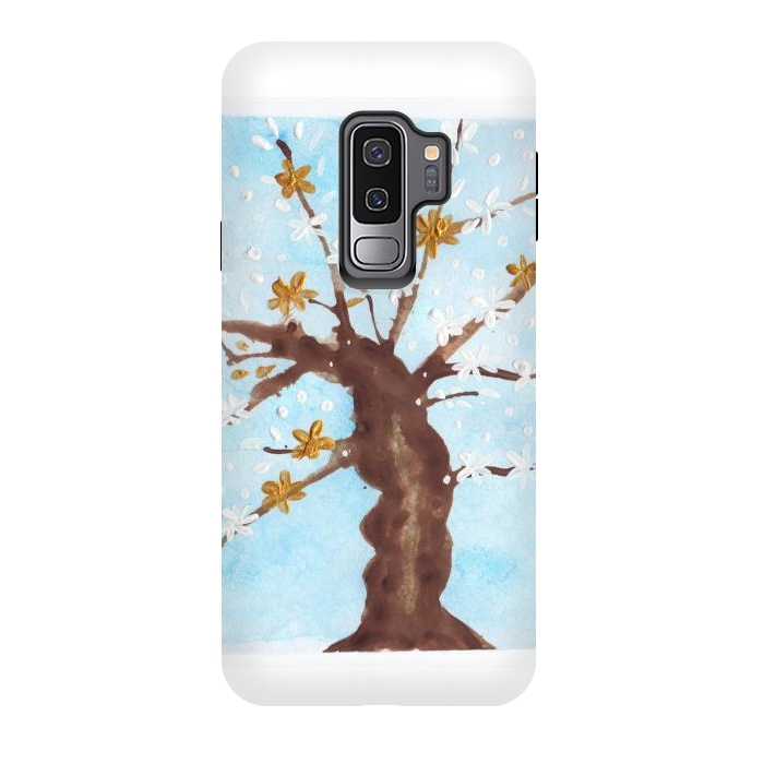 Galaxy S9 plus StrongFit Tree of life painting watercolor by ArtKingdom7