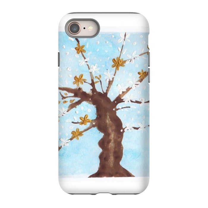 iPhone 8 StrongFit Tree of life painting watercolor by ArtKingdom7