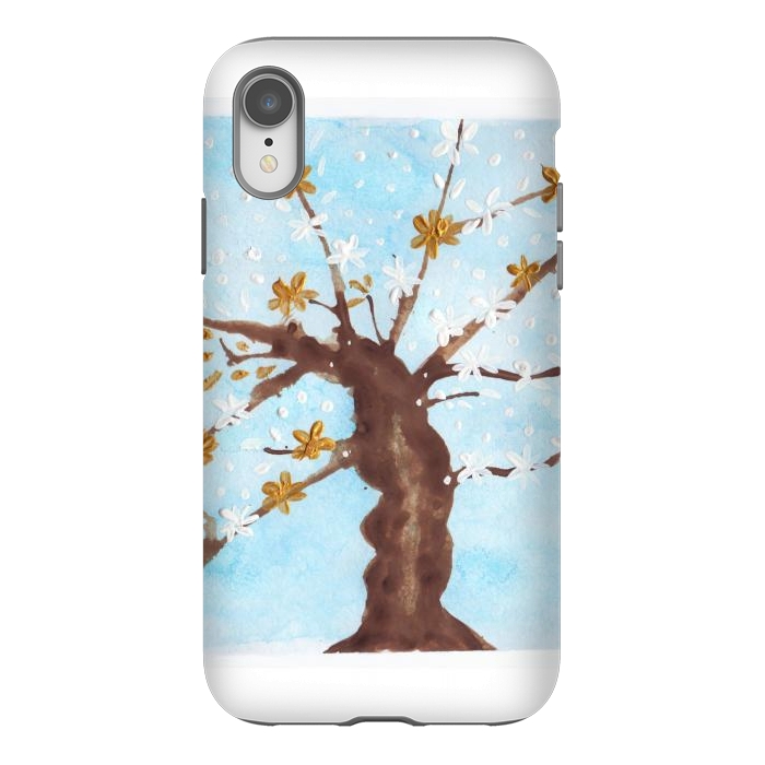 iPhone Xr StrongFit Tree of life painting watercolor by ArtKingdom7