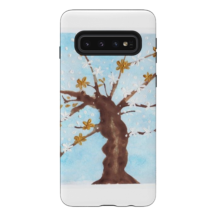 Galaxy S10 StrongFit Tree of life painting watercolor by ArtKingdom7