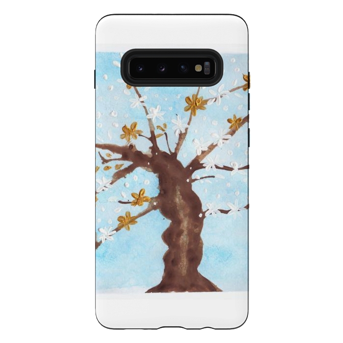 Galaxy S10 plus StrongFit Tree of life painting watercolor by ArtKingdom7