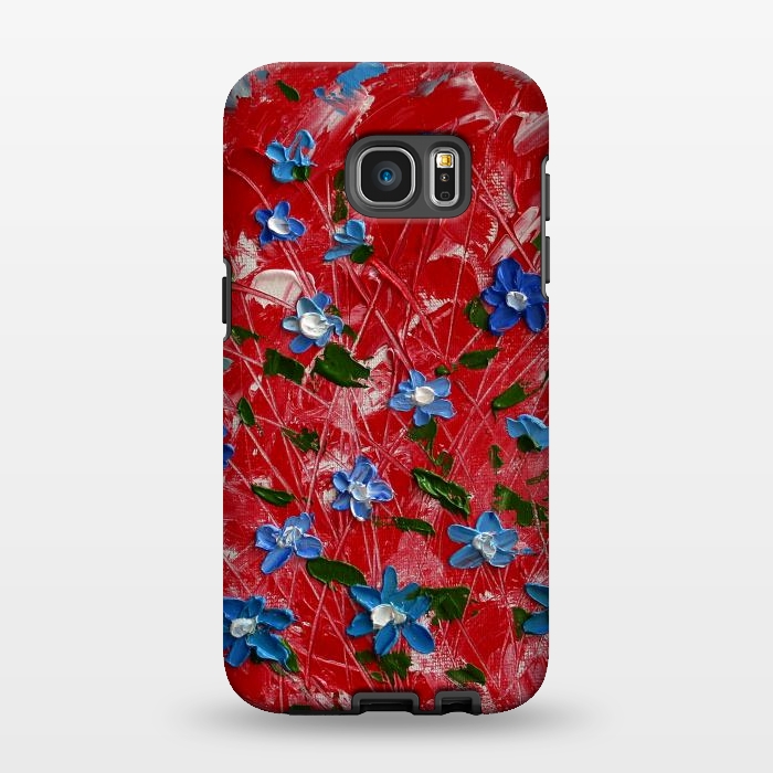 Galaxy S7 EDGE StrongFit Wildflowers art by ArtKingdom7