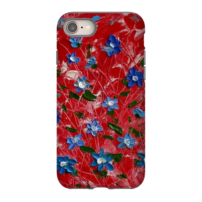 iPhone 8 StrongFit Wildflowers art by ArtKingdom7