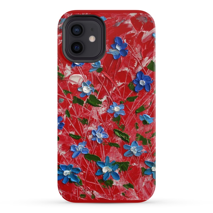 iPhone 12 StrongFit Wildflowers art by ArtKingdom7