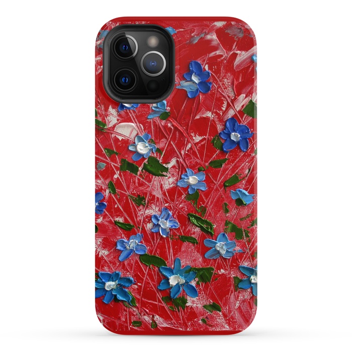iPhone 12 Pro StrongFit Wildflowers art by ArtKingdom7