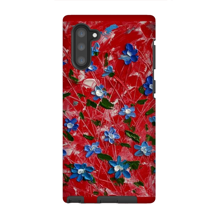Galaxy Note 10 StrongFit Wildflowers art by ArtKingdom7