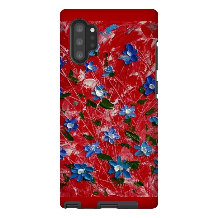 Galaxy Note 10 plus StrongFit Wildflowers art by ArtKingdom7