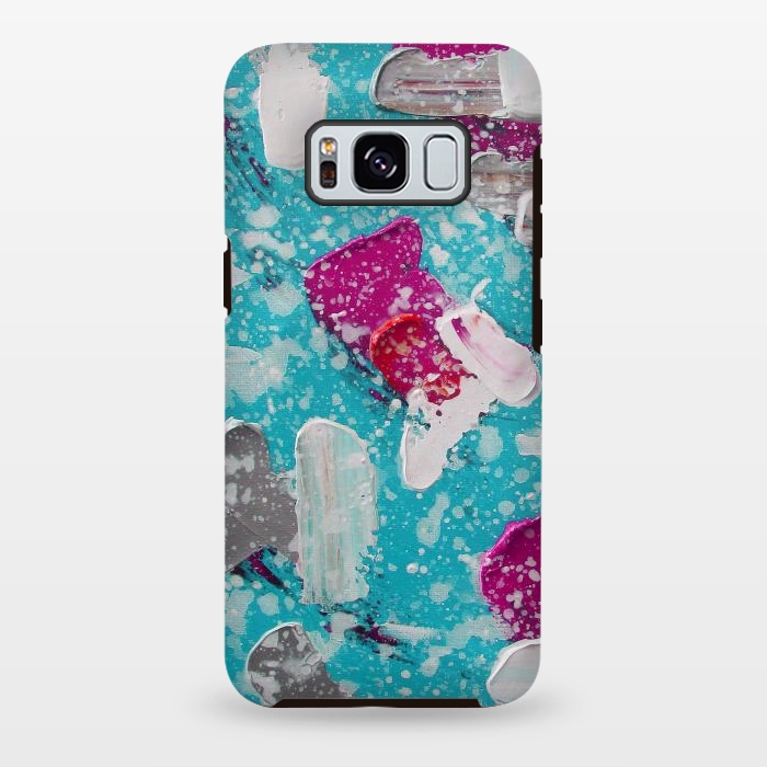 Galaxy S8 plus StrongFit Impasto geometric  by ArtKingdom7