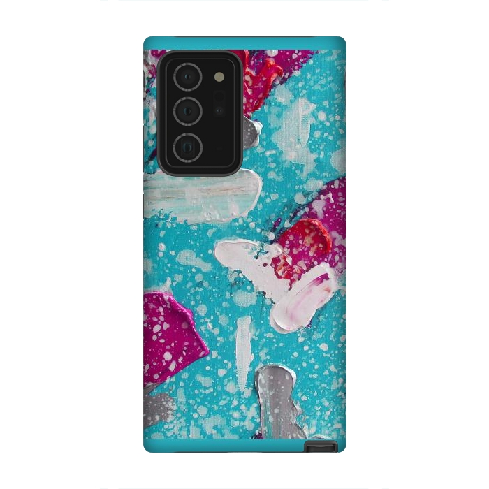 Galaxy Note 20 Ultra StrongFit Impasto geometric  by ArtKingdom7