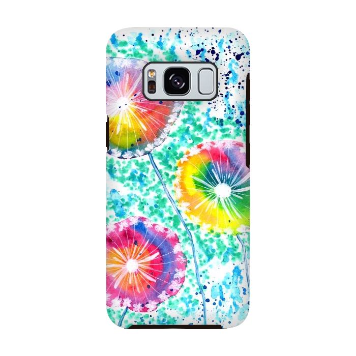 Galaxy S8 StrongFit Dandelion watercolor by ArtKingdom7
