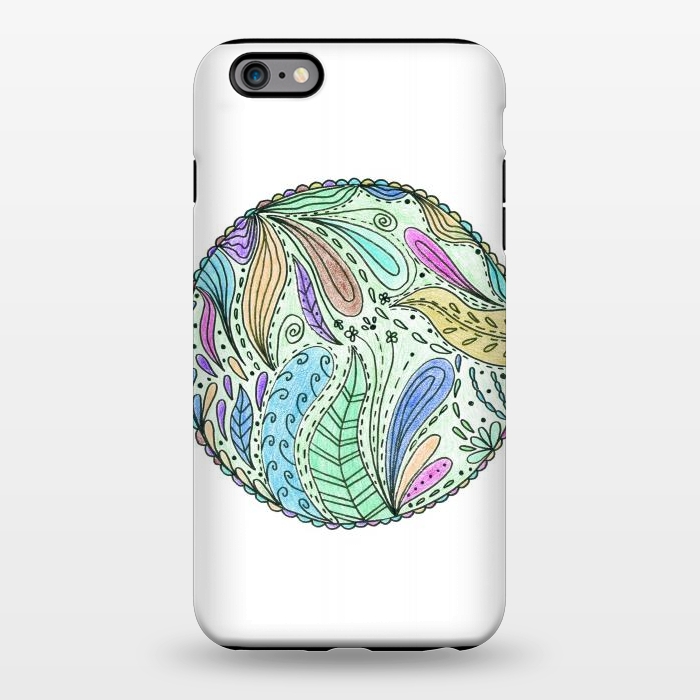 iPhone 6/6s plus StrongFit Floral mandala 5 by ArtKingdom7