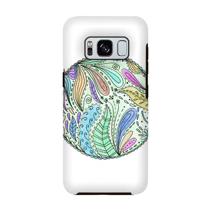 Galaxy S8 StrongFit Floral mandala 5 by ArtKingdom7