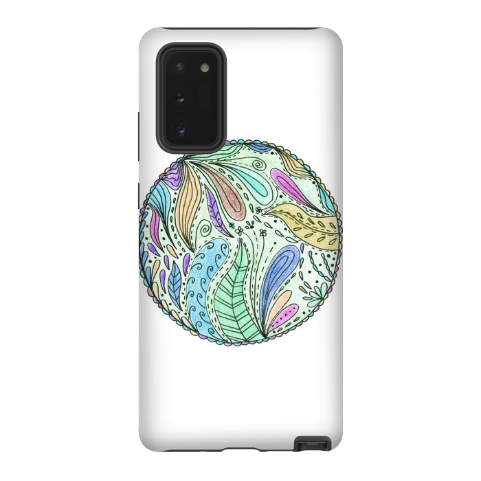 Galaxy Note 20 StrongFit Floral mandala 5 by ArtKingdom7