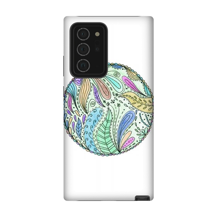 Galaxy Note 20 Ultra StrongFit Floral mandala 5 by ArtKingdom7