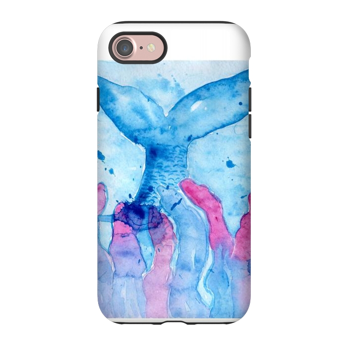 iPhone 7 StrongFit Mermaid watercolor by ArtKingdom7