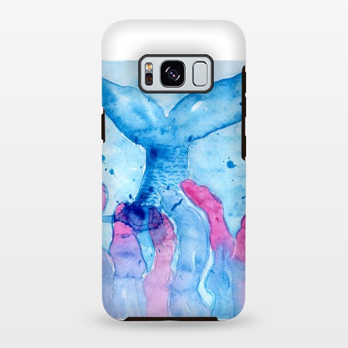 Galaxy S8 plus StrongFit Mermaid watercolor by ArtKingdom7