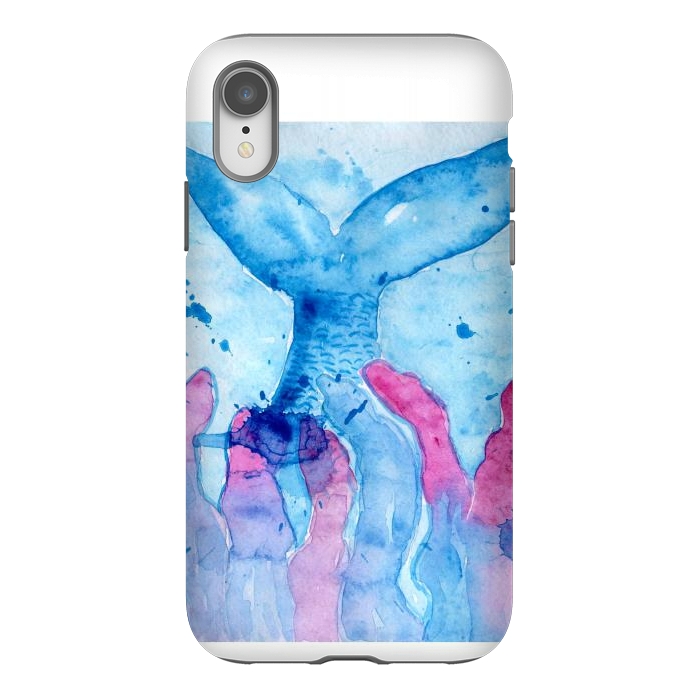iPhone Xr StrongFit Mermaid watercolor by ArtKingdom7