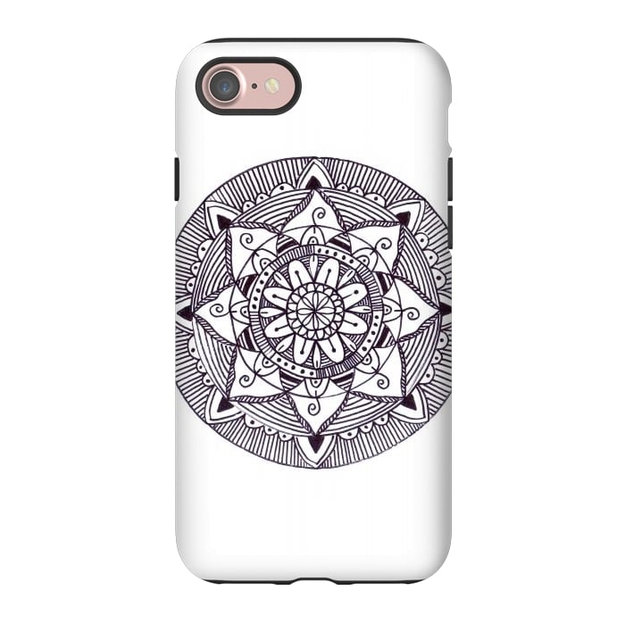 iPhone 7 StrongFit Mandala drawing art by ArtKingdom7