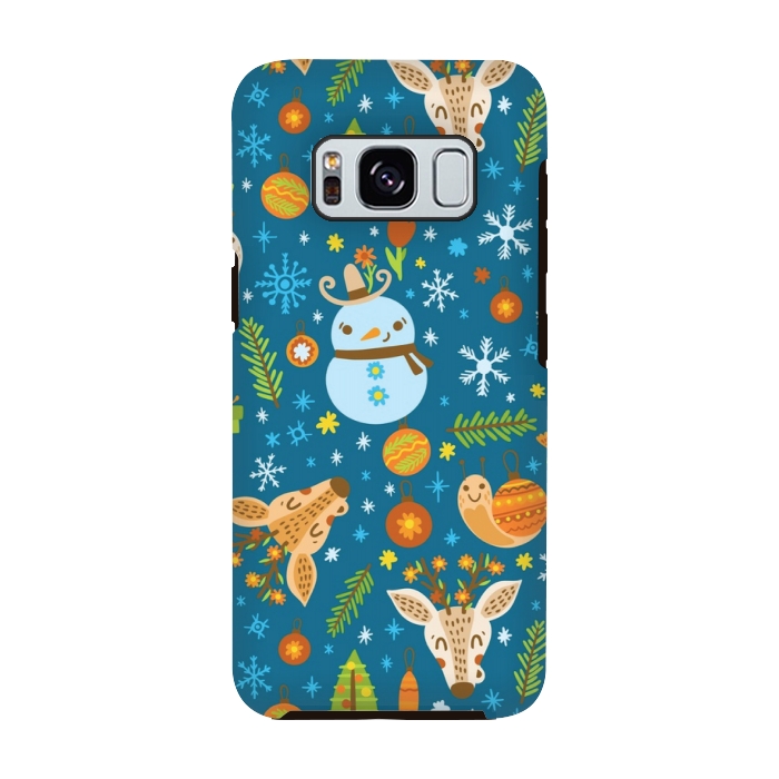 Galaxy S8 StrongFit snowman is love by MALLIKA