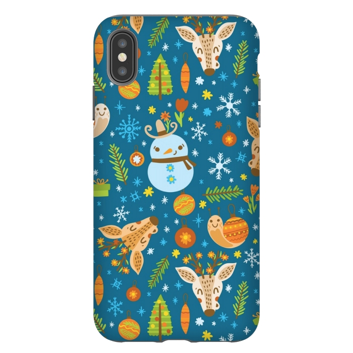 iPhone Xs Max StrongFit snowman is love by MALLIKA