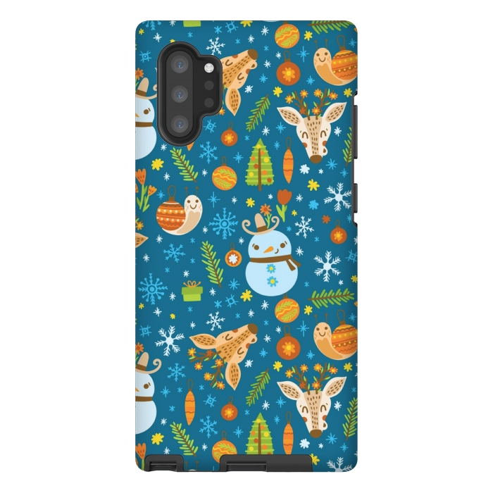 Galaxy Note 10 plus StrongFit snowman is love by MALLIKA