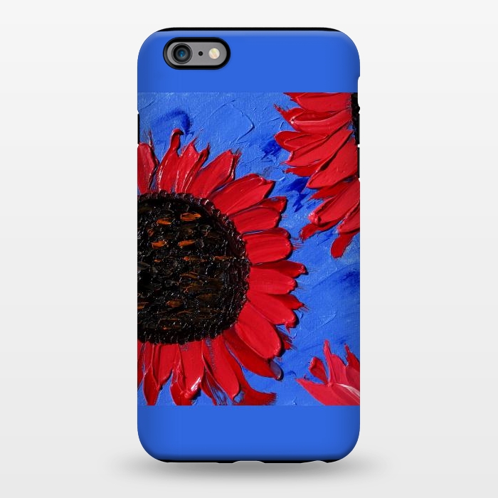iPhone 6/6s plus StrongFit Red sunflowers art by ArtKingdom7
